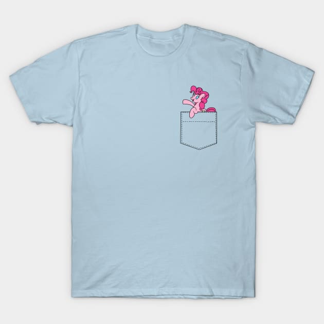 Pocket Pinkie T-Shirt by AmyNewBlue